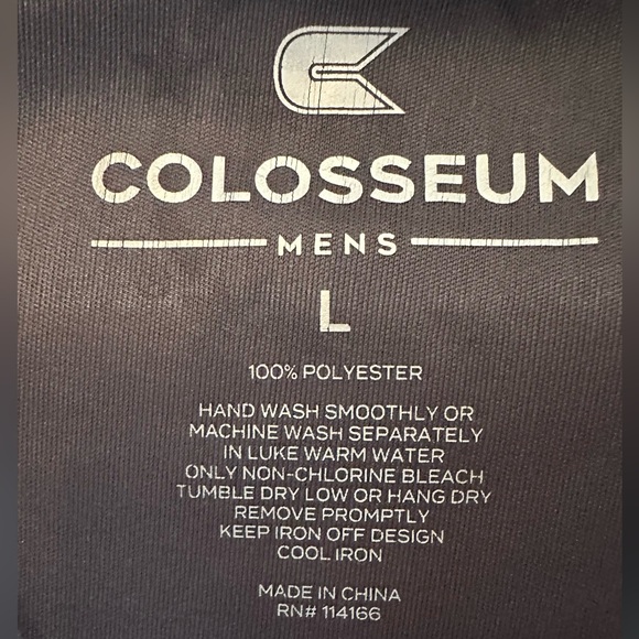 Michigan Colosseum OHT Military Appreciation Lightweight Quarter-Zip Pullover, L - Picture 4 of 5